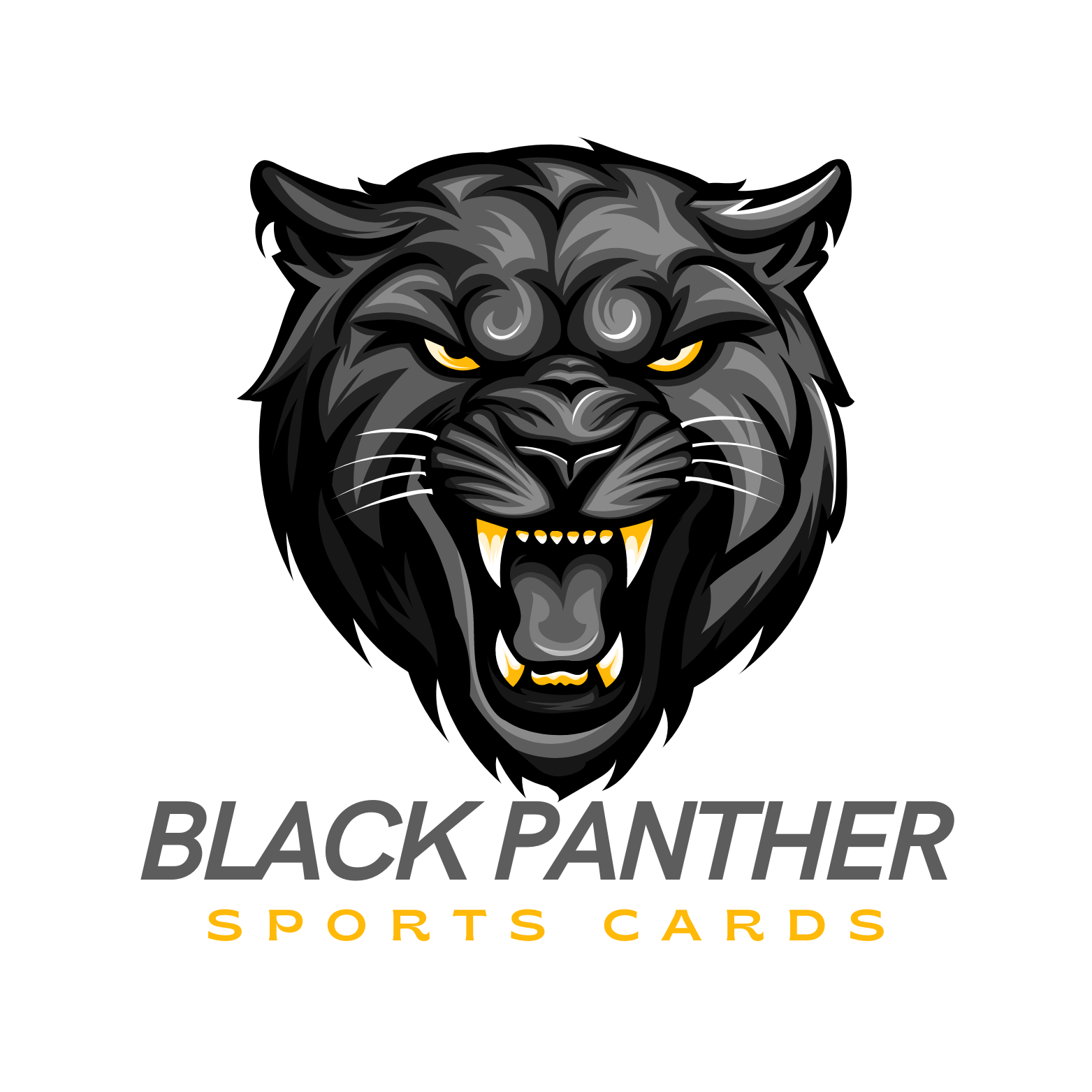 Black Panther Sports Cards Logo