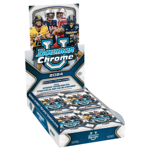 2024 Bowman Chrome University Football Hobby Sealed Case